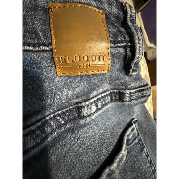 Eloquii Denim Skinny Jeans, Stretchy, Medium Wash, Size 18G - Picture 6 of 9